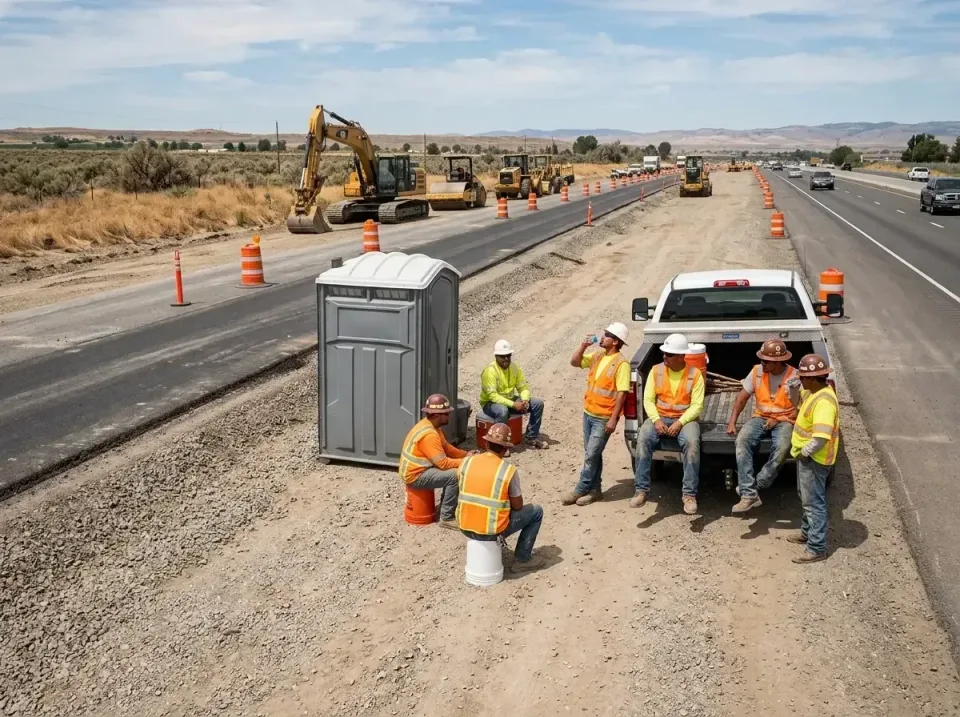 highway-road-construction-crew-007 — frequently asked questions, Porta Potty and Restroom Rentals in Newark, OH